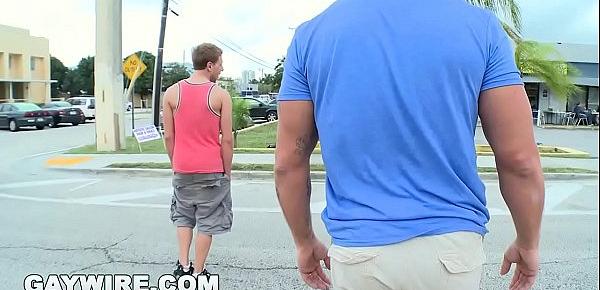  GAYWIRE - Colby Jansen and Evan Eros Have Gay Sex Out In Public!